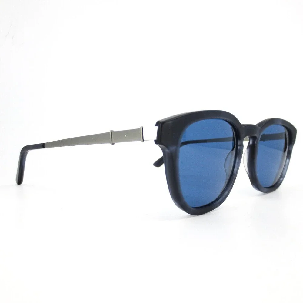 Robert Marc Sunglasses 916 307M Matte Blue Tortoise Gray Frames with Blue Lenses